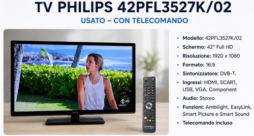 Philips 42pfl3527k 42 - 42pfl3527k/02, 42"