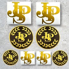 Set decalcomanie adesivi Ayrton Senna JPS Lotus (x8) oro - altri colori disponibili