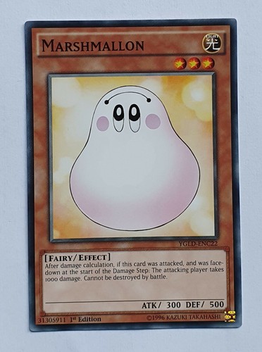 Yugioh ygld enc22 marshmallon - yugioh, ygld-enc22