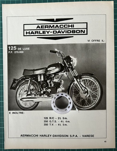 Rara pubblicità moto - pubblicità,