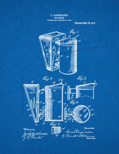 Stampa brevetto affumicatore