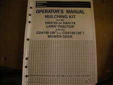 honda MULCHING KIT illustrated