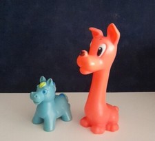 Pupazzi Gomma Ledra Plastic Vintage Collezione 