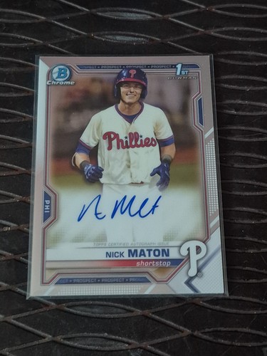 Nick maton 2021 - (auto), bowman