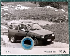 N.1 rara Foto Press LANCIA  AUTOBIANCHI Y10 4 WD ottobre 1986
