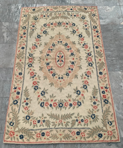 Tappeto aubusson 3x5 vintage - tappeto,