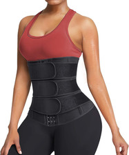 Donna Fascia Addominale Waist Trainer Dimagrante Pancia Corsetto Stringivita Dim