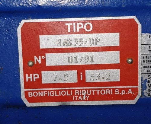 Riduttore bonfiglioli mas55 - riduttore,