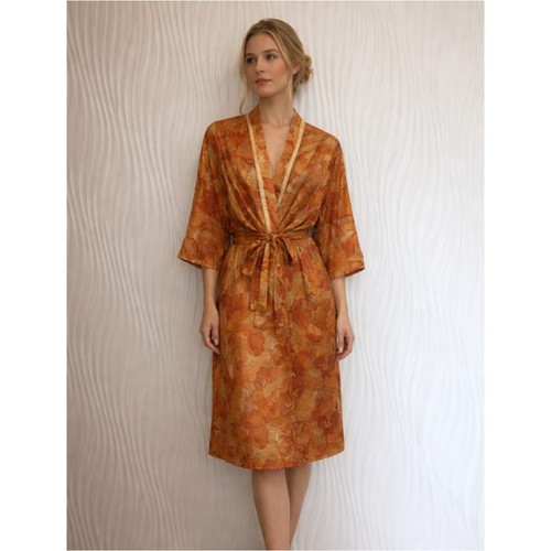 Midi kimono pura seta - midi,