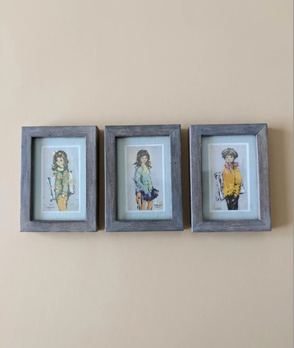 Tre quadri con - stampe, di
