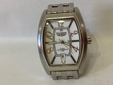 OROLOGIO PIERRE BONNET NAUTILUS UOMO AL QUARZO-ACCIAIO-DATARIO VINTAGE.