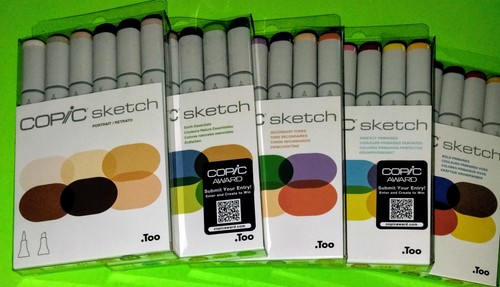 Lotto schizzi copic - schizzi, ~