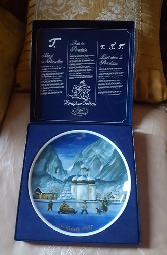 Piatto natale 1987 konigl - piatto, konigl.