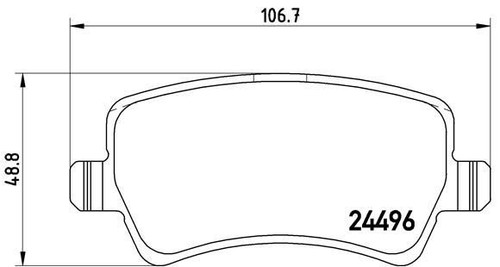 Brembo p86021 kit - brembo, pastiglie