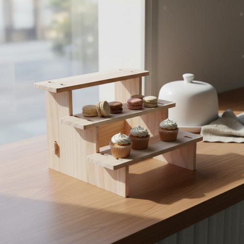 Alzata legno 4 - in, a