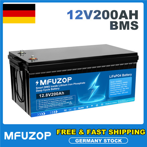 Batteria litio 12v 200ah - batteria,