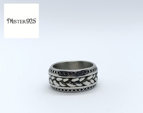 Anello uomo corona alloro - anello,