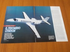 1991 IL FENOMENO CITATION AEREO EXECUTIVE CESSNA AVIOGETTI SCHEDA TECNICA MODELI