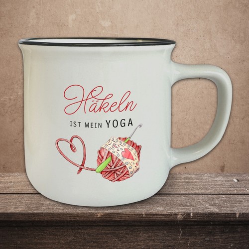 Tazza vintage con scritta