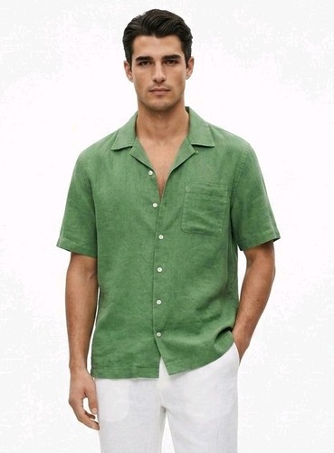 Zara camicia uomo - uomo, lino