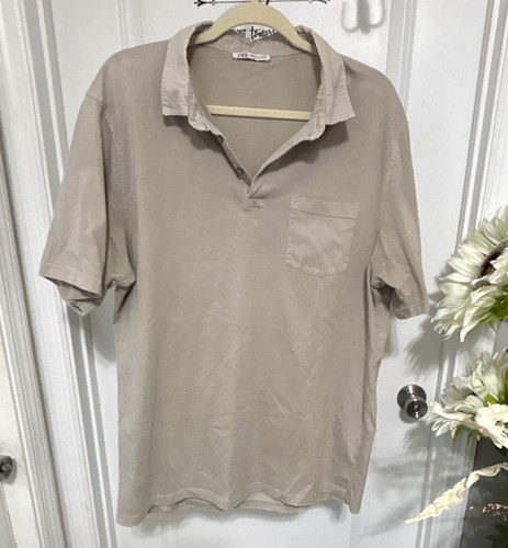 Polo zara uomo beige - zara, tinta