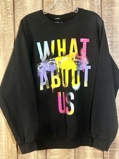 Felpa rosa "What About Us" Beautiful Trauma 2017 Tour nera oversize grande