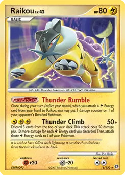Raikou 132 pokemon - raikou,