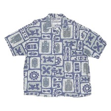 Camicia Casual Patterned Blu
