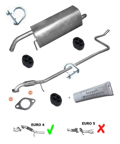 Kit marmitta accessori - kit, +