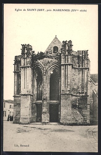Cpa saint just église - saint-just,, de
