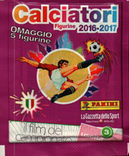 PACCHETTO FIGURINE CALCIATORI PANINI - 2016-2017 OMAGGIO GAZZETTA DELLO SPORT