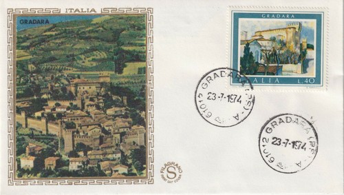 Gradara fdc filagrano gold - fdc, gold"