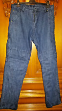 Jeans pantaloni moto con kevlar protezioni ginocchia BLU TG.50 vero AFFARE