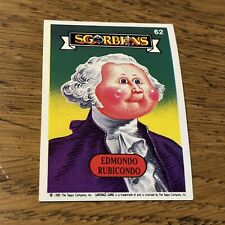 ? Sgorbions Italy EDMONDO RUBICONDO Garbage Pail Kids FIGURINA 1985 Vintage