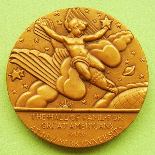 Medaglia bronzo hall of - medaglia, di