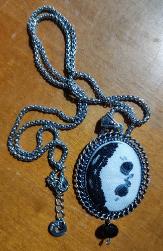Collana cammeo goth ciondolo - collana,