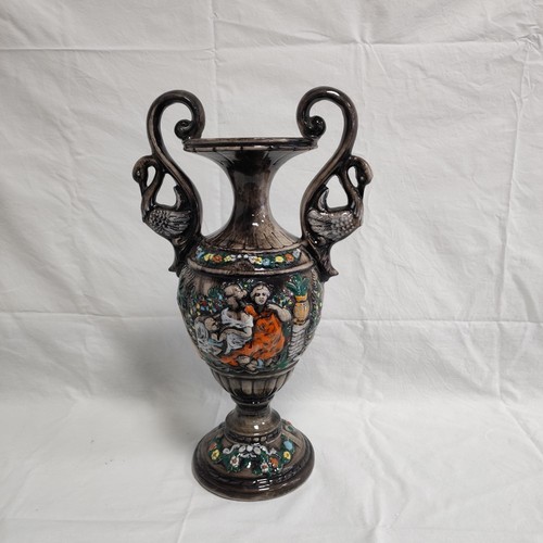 Vaso policromo ceramica titano - policromo,