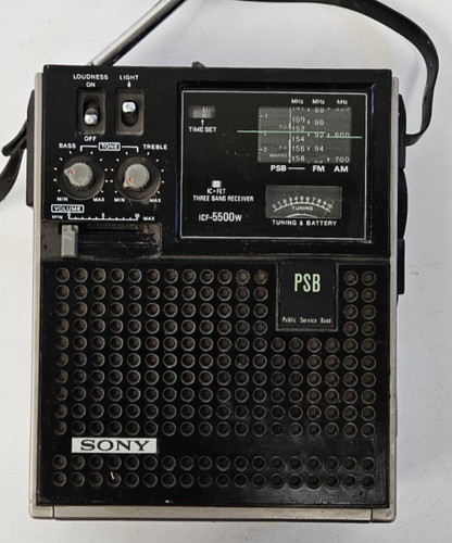 Sony icf 5500w - sony, icf-5500w