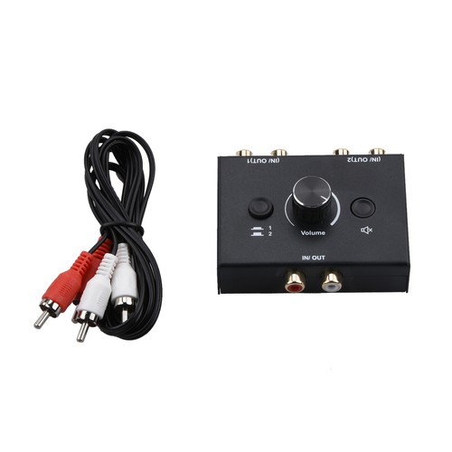 Interruttore audio stereo rca - interruttore,