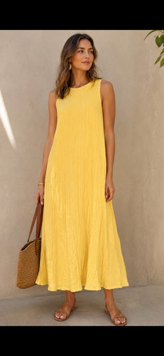 Maxi abito smanicato dkny - maxi,