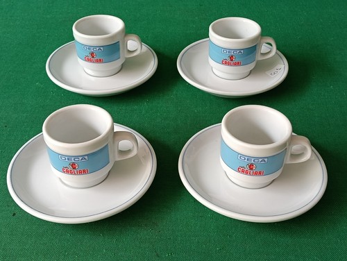 Set tazzine con piattini - set, 4