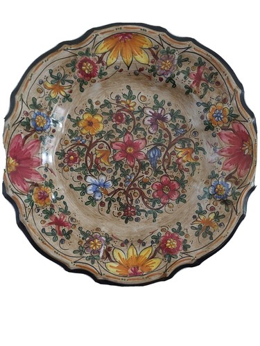 Piatto ceramica baffoni - piatto,
