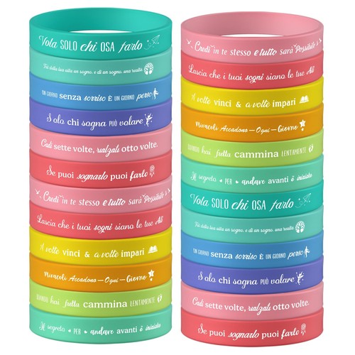 Braccialetti motivazionali - braccialetti,