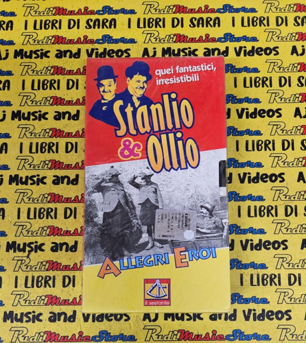 Vhs cartonata stanlio ollio - cartonata,