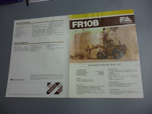 Fiatallis fr10b depliant - fiatallis,