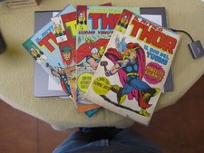 COLLEZIONE SEQUENZA COMPLETA DEL MITICO THOR ORIGINALE CORNO  1-4 OTTIMA++