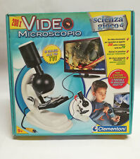 SCIENZA & GIOCO - VIDEO MICROSCOPIO ELETTRONICO 200x - CLEMENTONI