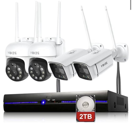 5mp kit videosorveglianza wifi - 5mp,