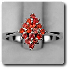 Anello Zaffiro Arancione