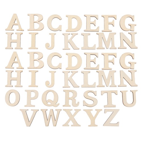 100 pcs alphabet naturel - ,